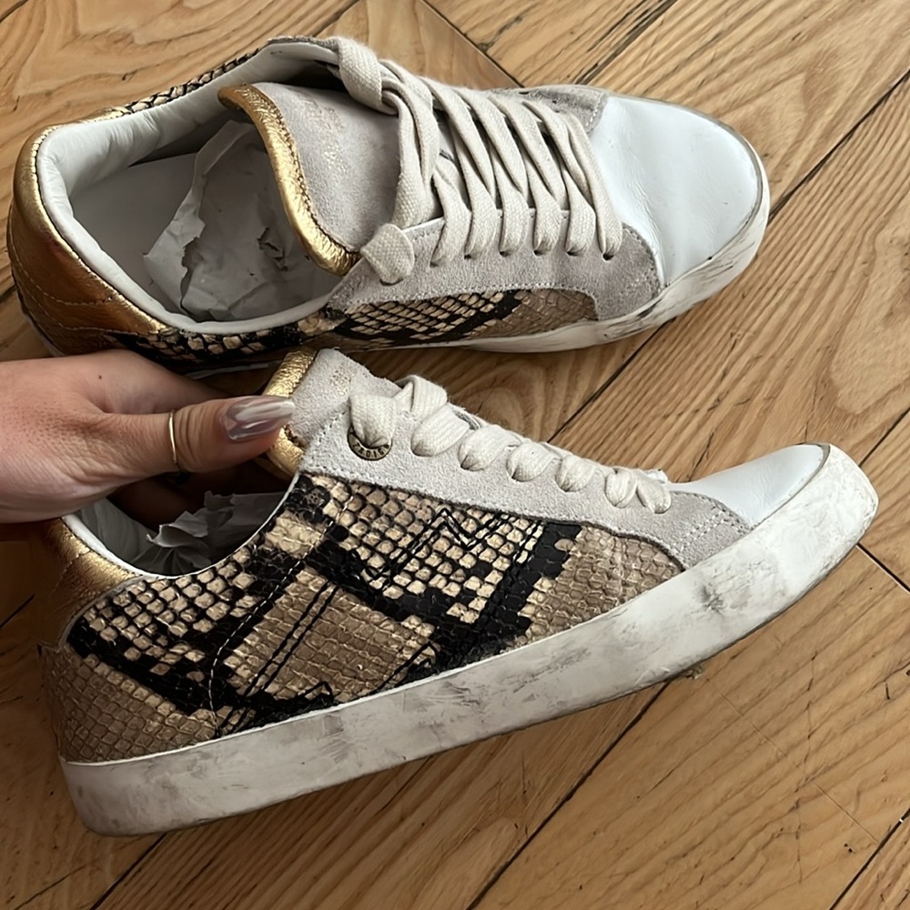 Zadig & Voltaire Python Print Sneakers 36 - image 7